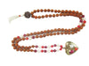 Buddhist Mala Beads Rudraksha Mars Sun Moon Zodiac Pendant