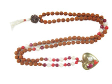  Yoga Mala Beads Rudraksha Mars Sun Moon Zodiac Pendant