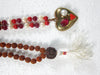 Yoga Mala Beads Rudraksha Mars Sun Moon Zodiac Pendant