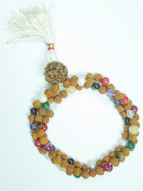 Healing Mala Beads Nine Planet Navgraha Reiki Meditation Yoga
