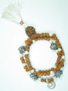 Meditation Pearl Mala Bead Rudraksha Healing Stone Japamala Yoga