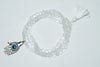Yoga Mala Beads Himalayan Quartz Crystal Evil Eye Hamsa