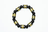 Yoga Mala Wrist Bracelet Grounding Chakra Natural Obsidian Prayer Energy