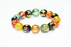 Chakra Bracelet Buddhist Stress Mantra Carved Gold Malabeads Prayer