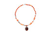 Grounding Earthing CARNELIAN Beaded Stones Handmade Twisted Necklaces Fashion