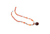 Grounding Earthing CARNELIAN Beaded Stones Handmade Twisted Necklaces Fashion