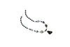 Yoga Mala Purple Amethyst Beads Necklace Twisted Beads Stones