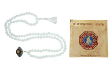  White Moonstone Prayer Bead Mala for Meditation & Yoga | Calming Energy Mala