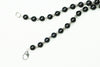 Black Agate Statement Pendent Necklace- Artisan Stones Handmade Necklaces