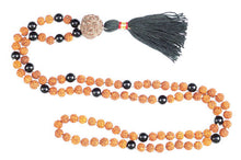  Mindful Chakra Jewelry Shiva Rudraksha Onyx Stone Beads Meditation Mala