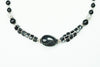 Bohemian Jewelry Black Onyx Beads Necklace Beads Stones Handmade