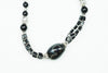 Bohemian Jewelry Black Onyx Beads Necklace Beads Stones Handmade