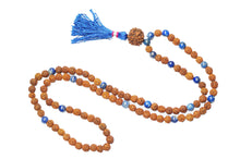  Handmade Prayer Mala Tassel Necklace Meditation Rudraksha Lapiz Mala