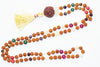 Navratna Chakra Healing Mala Tassel Necklace Prayer Meditation Mala 