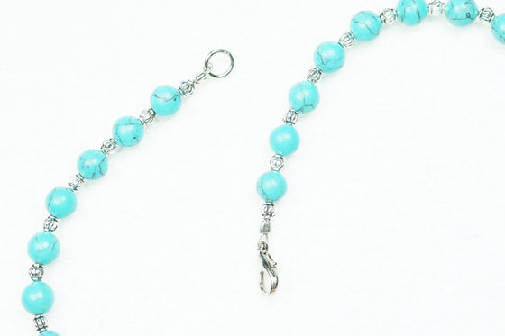Bohemian Jewelry turquoise coral Beads Pendent Necklace Artisan Crafted