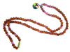 Meditation Japamala Rudraksha Pink Rose Quartz Beads Handmade Mala