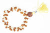 Meditation Chakra Mala Natural Beads Buddhist Rudraksha Citrine Mala