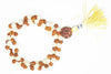 Meditation Chakra Natural Beads Buddhist Knotted 108 Rudraksha Citrine