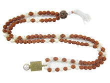  Bohemian 108 Japamala Rudraksha Pearl Prayer Chakra Mala Beads