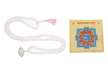  Prosperity Alter Rose Quartz Malabeads Prayer Beads Sacred Geometry Yoga Mala
