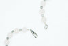 Boho Rose Quartz Artisan Statement Pendent Necklace Twisted Beads