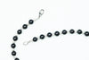 Bohemian Jewelry Black Onyx Beads Necklace Beads Stones Handmade