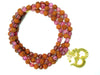 LOVE PINK JADE Mala Beads Grounding Rudraksha Prayer Healing