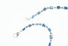 Bohemian Jewelry Lapiz Beads Pendent Necklace Artisan Crafted Beads