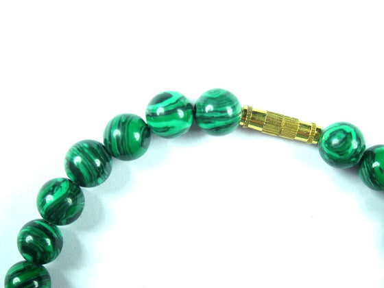 Malachite Bracelet Green Bracelet Wrist Mala Beads Hand Mala