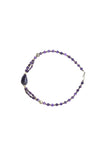 Bohemian Purple Amethyst Beads Jewelry- Twisted Beads Stones Handmade