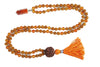 Sacral Chakra Mala Beads Healing Carnelian Pendants Rudraksha Meditation Jewelry