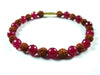 Dark Pink Quartz Stone Stone Healing Beads Bracelet Wrist