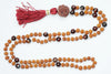 Vedic Sacred Geometry Mala Beads Rudraksha Maroon Beads Earthing
