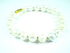 Womens Bracelet Faux Pearls Accent Off White Handmade Stretch Wrist