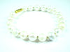 Womens Bracelet Faux Pearls Accent Off White Stretch Wrist