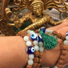 Prosperity Chakra Altar Shree Yantra for Wealth Jade Evil Eye Japa Mala