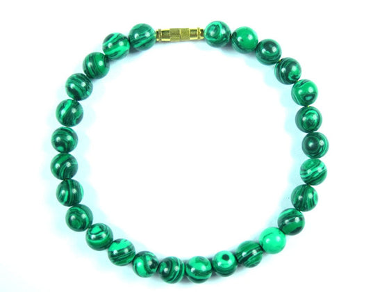 Malachite Bracelet Green Bracelet Wrist Mala Beads Hand Mala