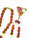 Vedic Astrology Mars Sun Moon Triangle Mala Hand Made Beads Mala