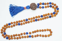  Sacred Prayer Beads Japamala Buddhist Prayer Bead Blue Agate Mala