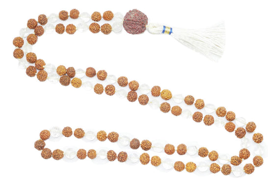 Meditation SHIVA SHAKTI Healing Meditation Mala Rudraksha Pearl Beads