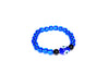 Evil Eye Bracelet Wrist Mala Blue Beads Hand Malas