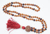 Mindful Mala Beads Garnet Ambition Shiva Rudraksha Grounding Hand Knotted Mala