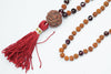 Mindful Mala Beads Garnet Ambition Shiva Rudraksha Grounding Hand Knotted Mala