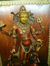 Bhikshasthana Shiva Brass Statue Sacred Yoga Room & Temple Decoration Sculpture