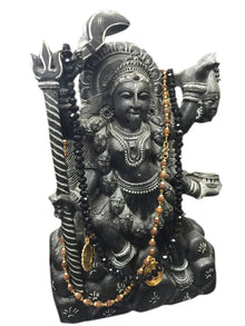  Goddess Stone Statue Kali Maa Hand Carved Black Hindu Gods Sculpture