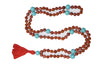 Love Protection Chakra Necklace Turquoise Sunstone Prayer Mala Beads