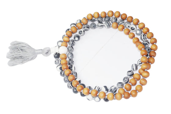 Handmade Mala Fragrant Sandalwood Meditation Mala Beads for Yoga
