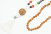 Necklace Navaratan Rudraksha Prayer Beads for Meditation, Healing Prayer