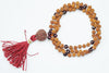 VEDAMALA Buddhist Mala beads Necklace Knotted 108 Garnet AMBITION