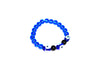 Mindful Evil Eye Bracelet, Yoga Wrist Mala Beads, OLD